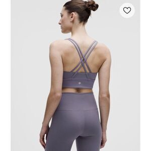 Lululemon Women's Purple Longline Energy Sports Bra